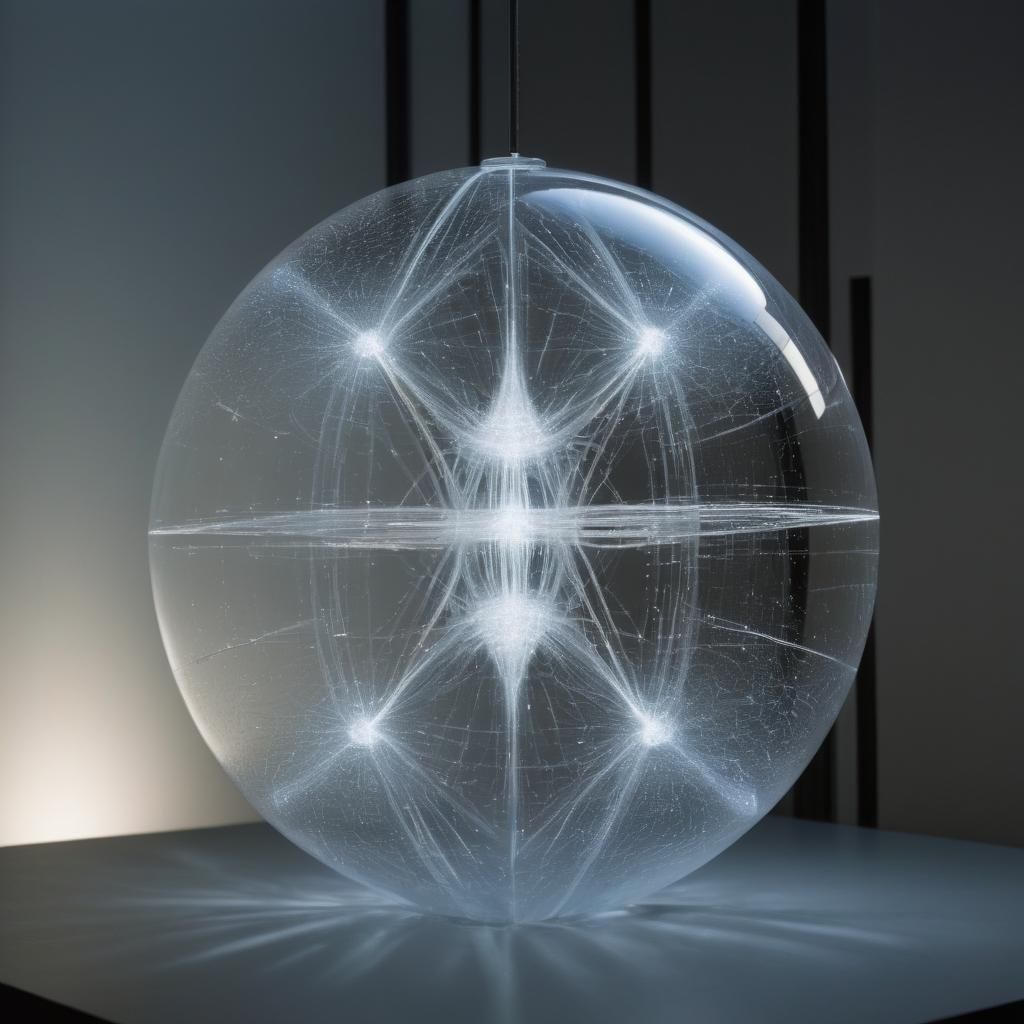 Quantum Equilibrium Lightsphere in Soft Focus
