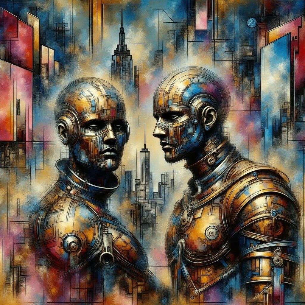 Dystopian Leaders in Ornate Military Attire