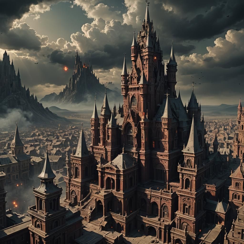 Epic Cinematic Mephisto Digital Matte Painting