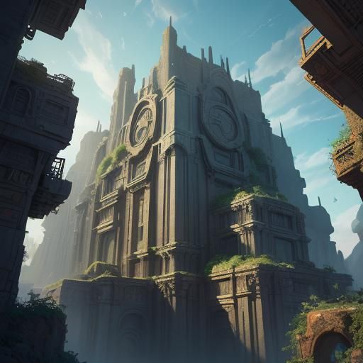 Lost City of Eram: Matte Painting Concept Art