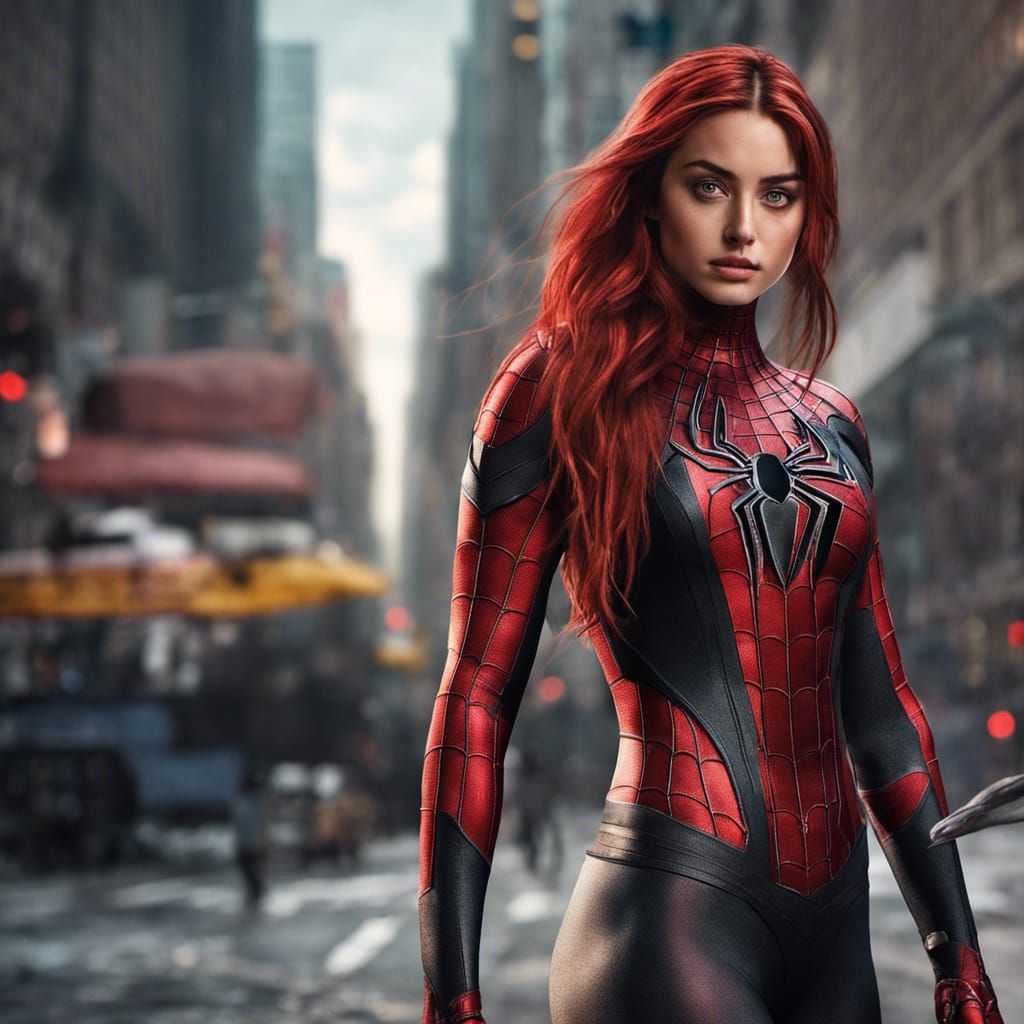 Ana De Armas as Spider-Girl in New York
