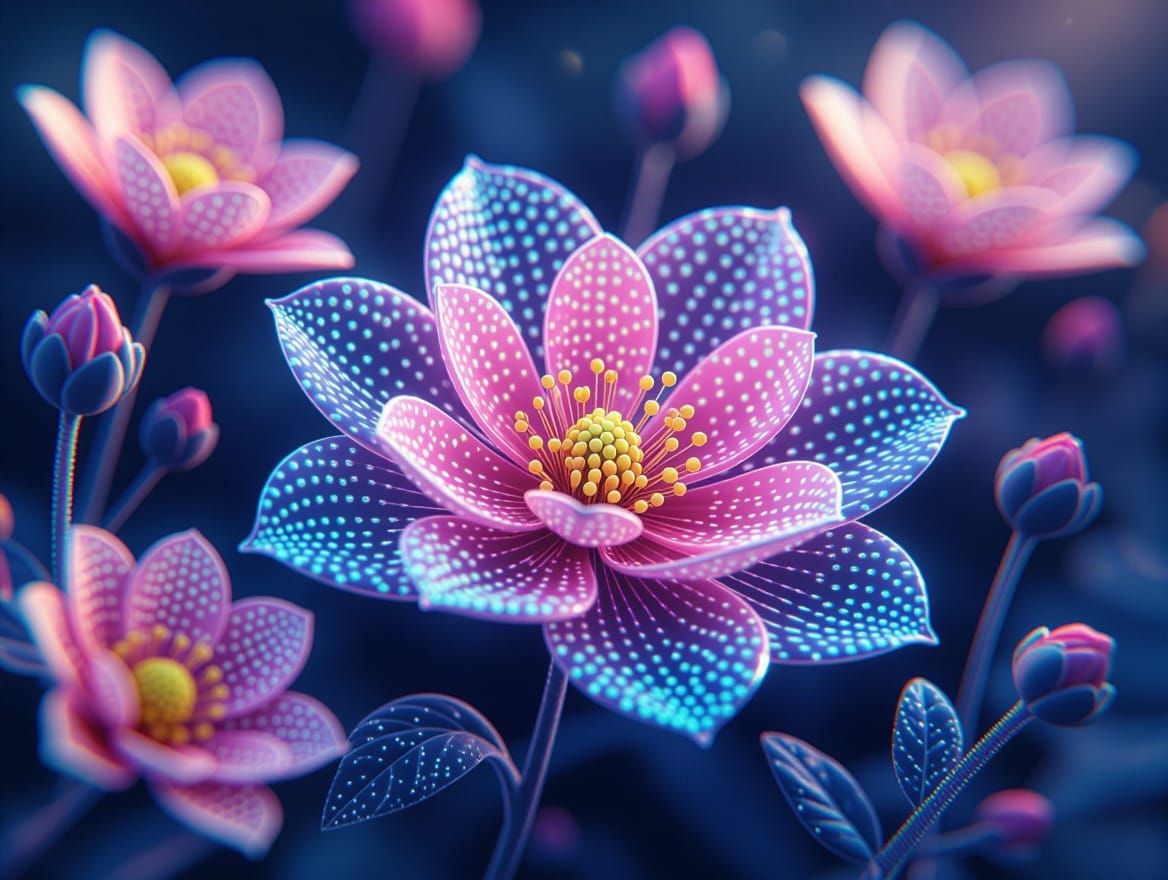 Quantum Dot Ditsyflowers Semiconductor Nanocrystals on Hyperdrive in the Visited Nonscape