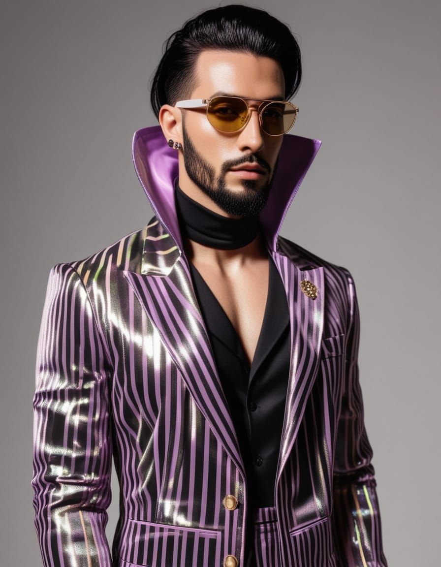 Digital Avatar Echo Flux, Futuristic Style Influencer