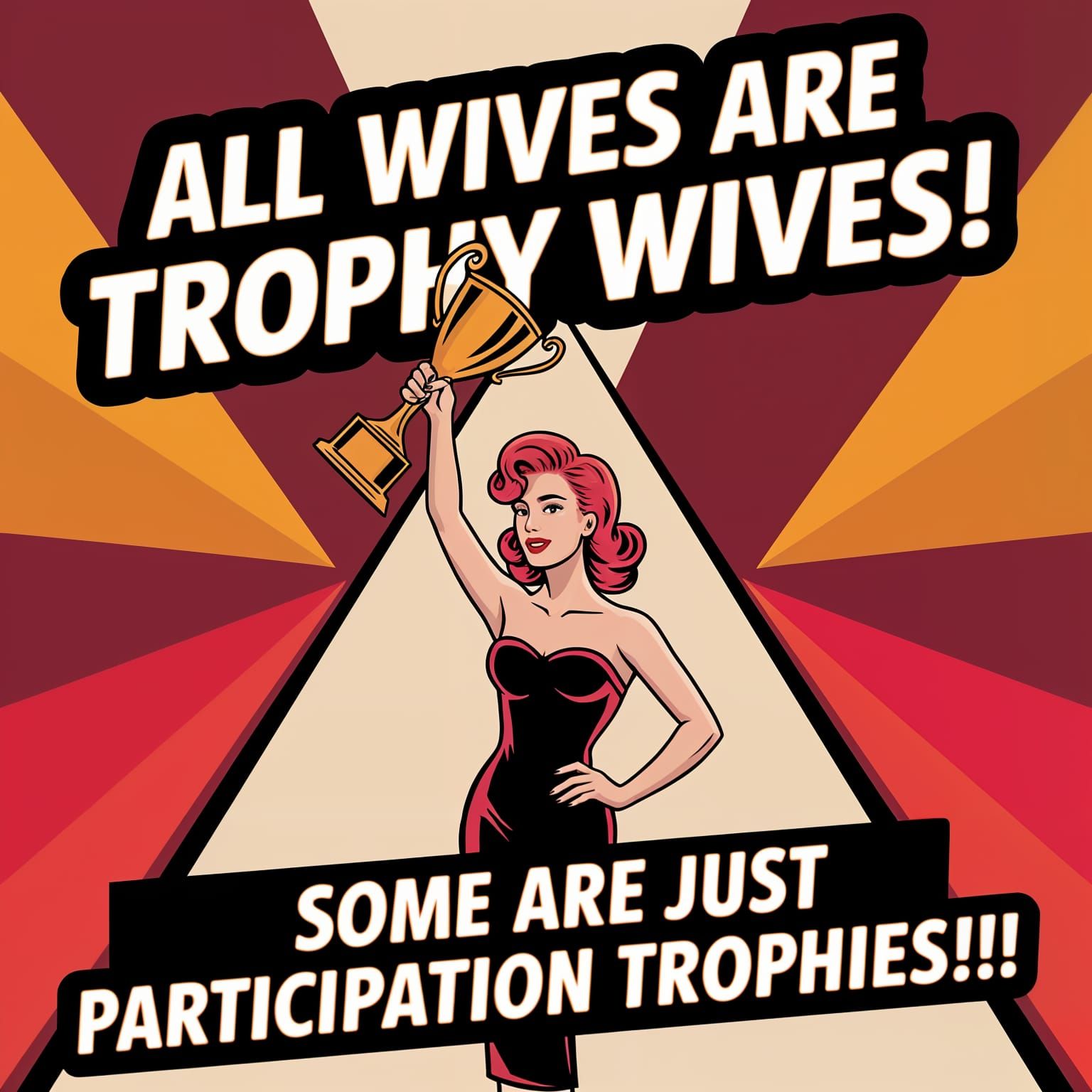 Trophy Wives in Pop Art Digital Art