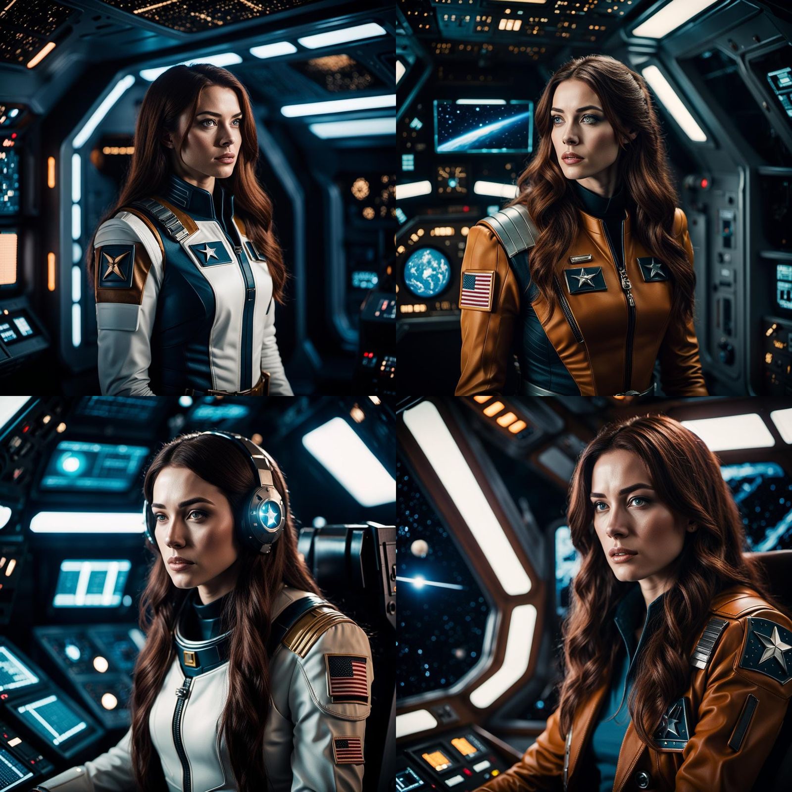 Lone Starship Captain in Space Opera Universe