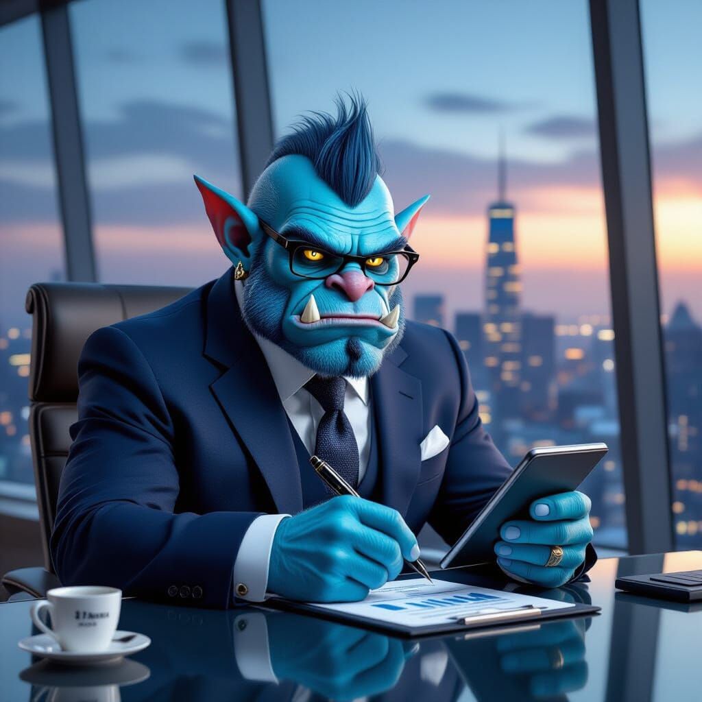 CEO of Troll Corp Industries, a specialist in layoffs