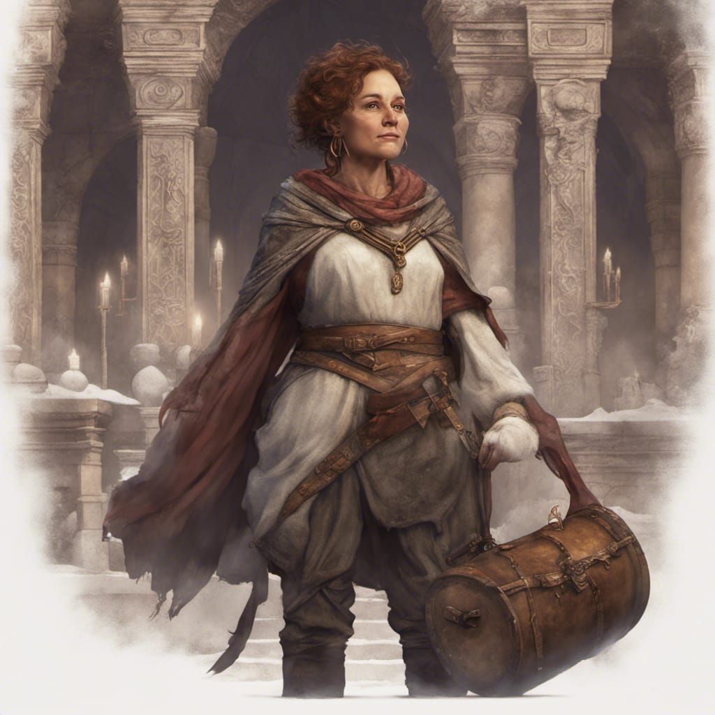 D&D Innkeeper: A Welcoming Fantasy Portrait