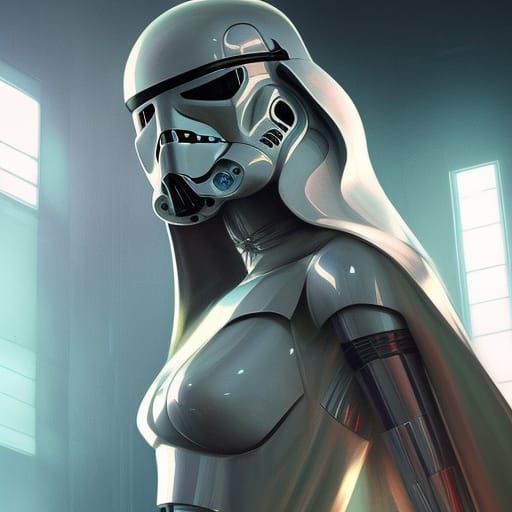 Star Wars Alien Portrait in Detailed Concept Art