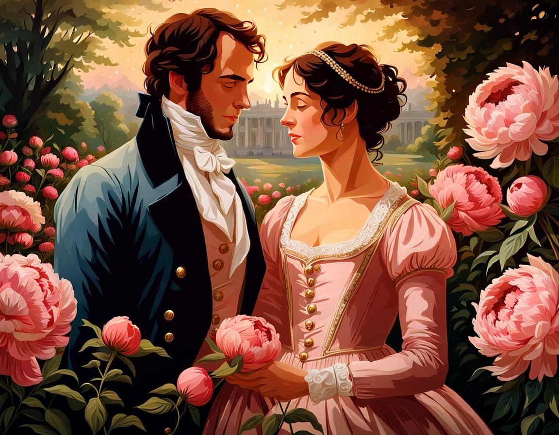 Elizabeth Bennet and Mr Darcy