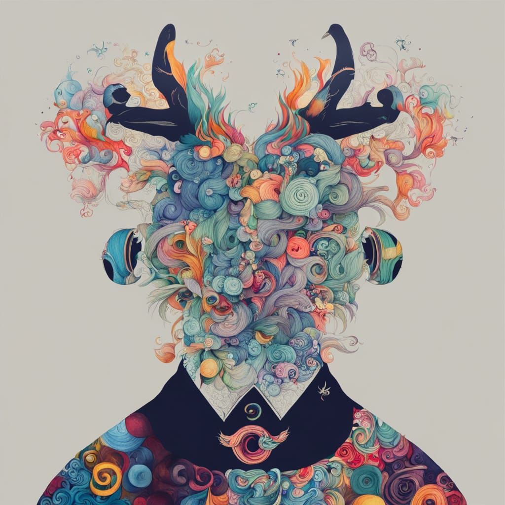 Abstract AI Art Generation