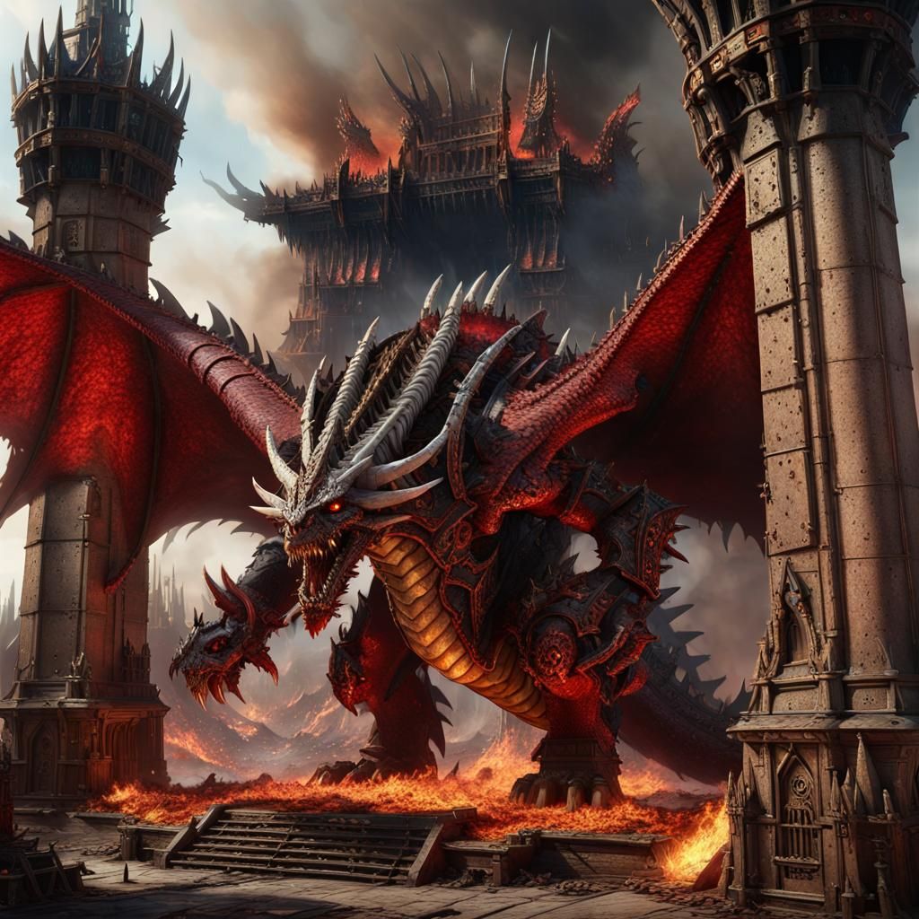 Dreadnought Iron Dragon Breaths Fire