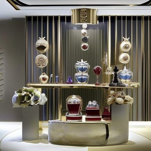 Pearls, Seashells and Jewels in Tetradic Colors