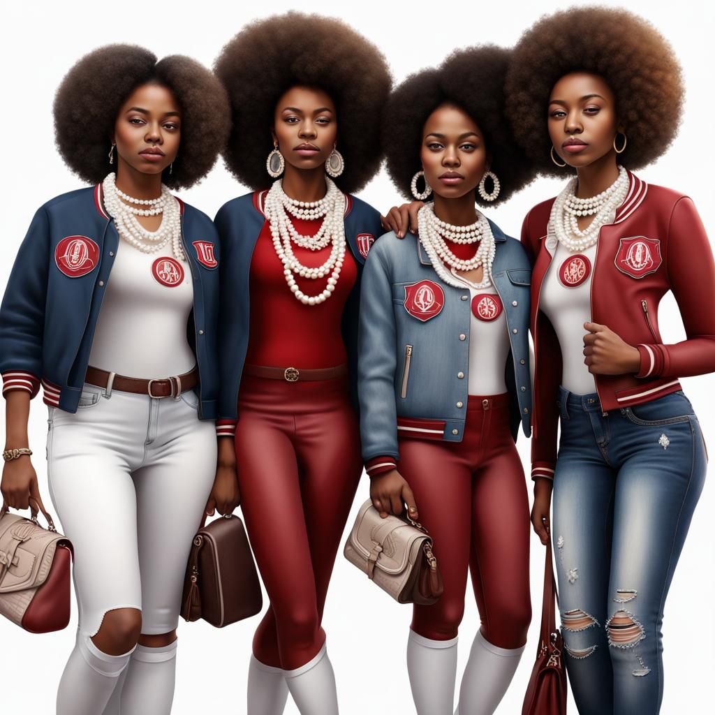 Delta Sigma Theta Sorority: Collegiate Fashion in 3D