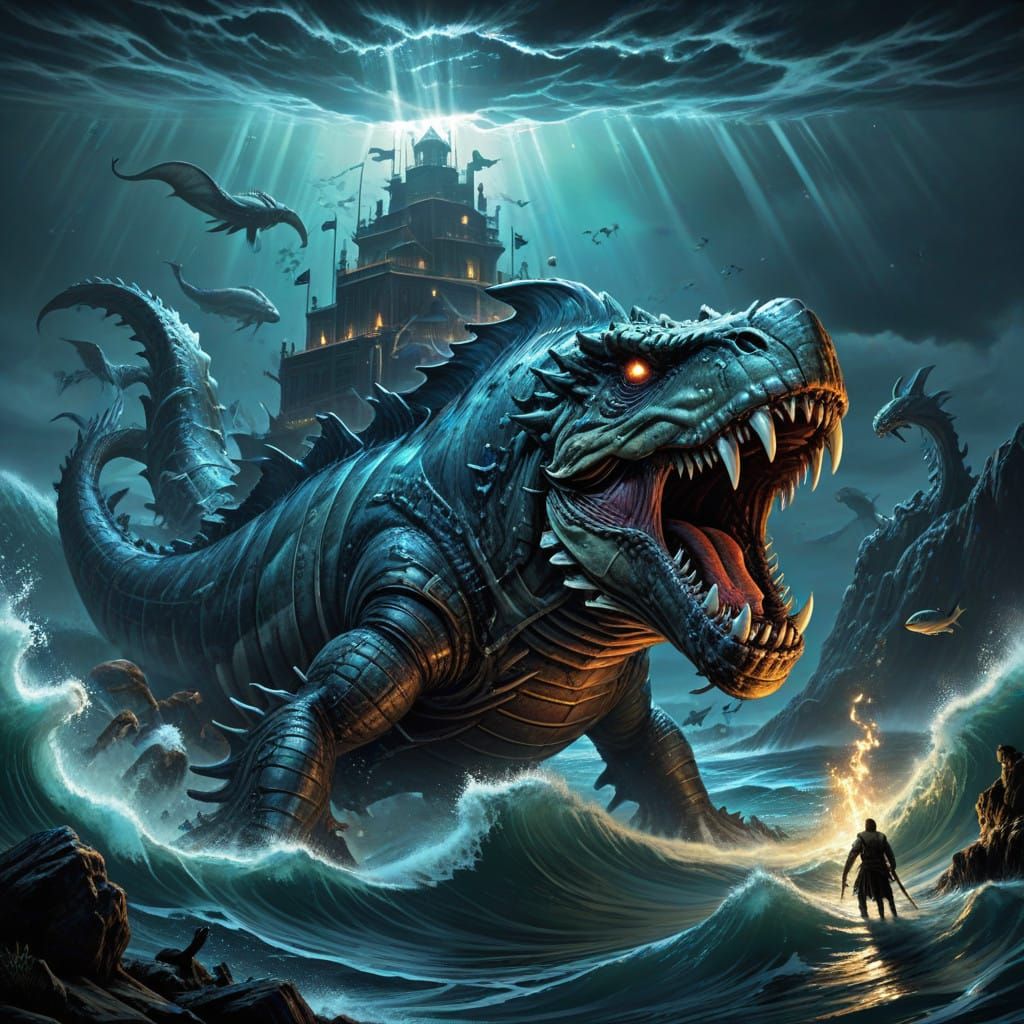 Majestic Sea Creatures of the Ancient Deep