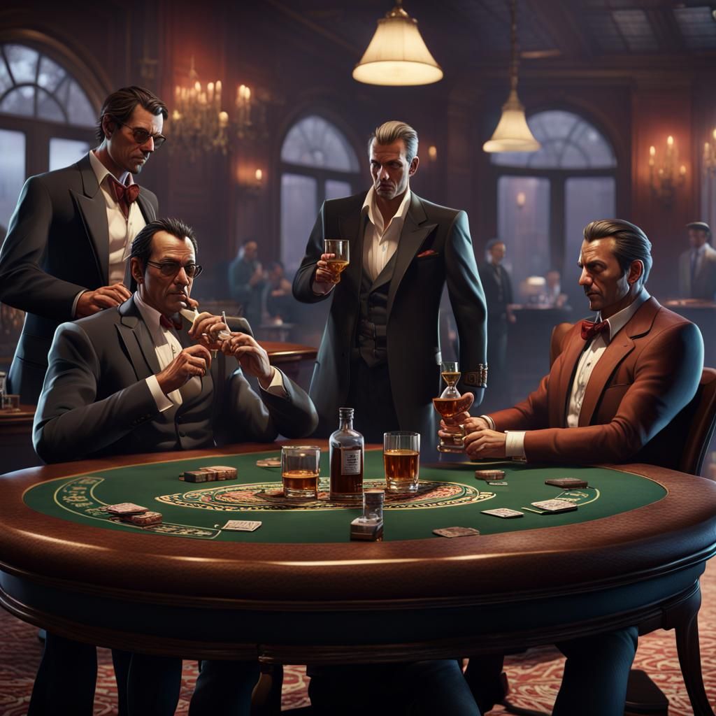 Blackjack Game in Grand Theft Auto Style