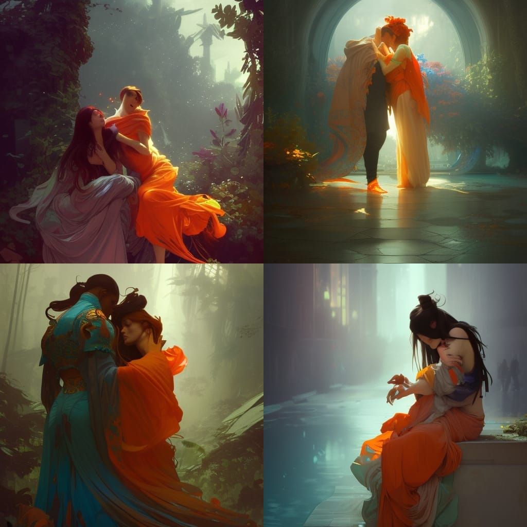 Forbidden Love: Dynamic Lighting Concept Art
