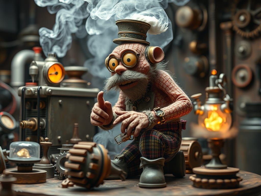 Steamplush Kerfluffle Cybersteamcorepunk Doodads