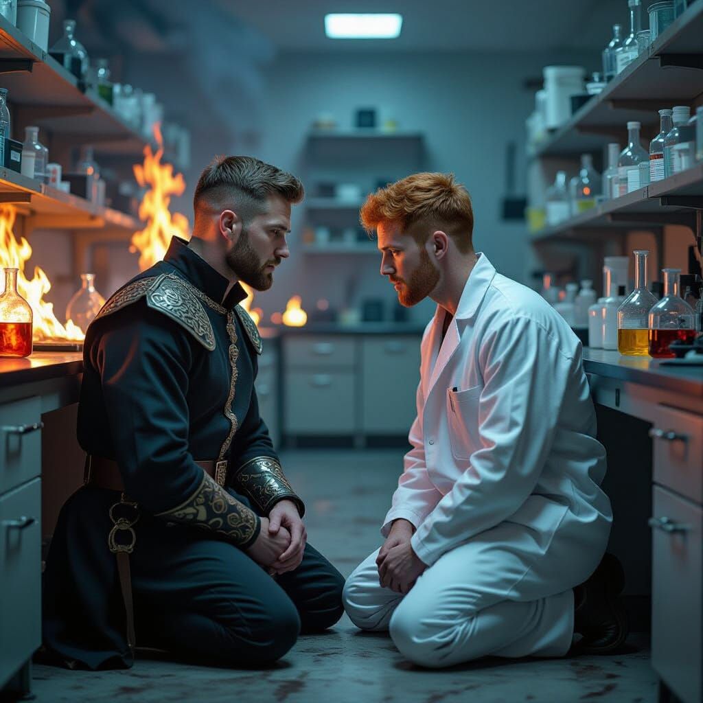 Forgiveness in Flames: A Noble and Scientist Embrace