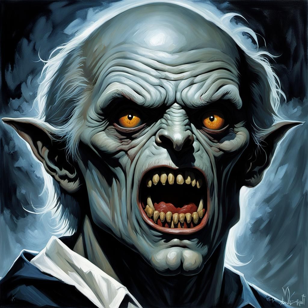Sinister Kurt Barlow Artwork from Salem's Lot