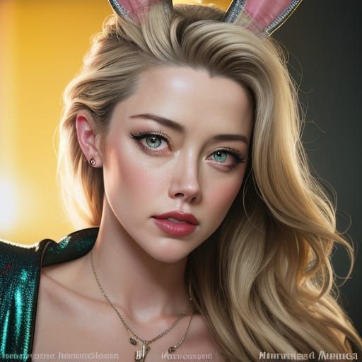 Glamorous Playmate in Studio Lighting