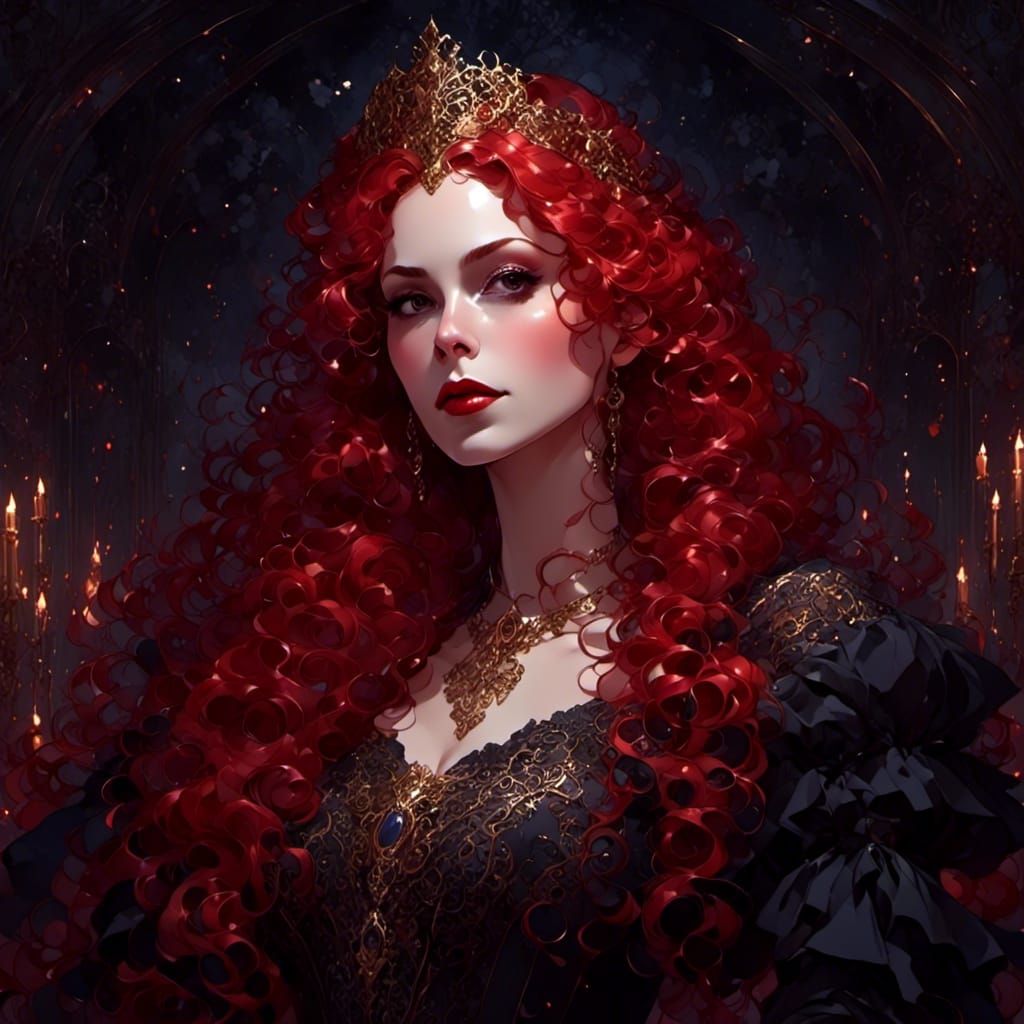 Victorian Vampire Portrait with Dramatic Lighting