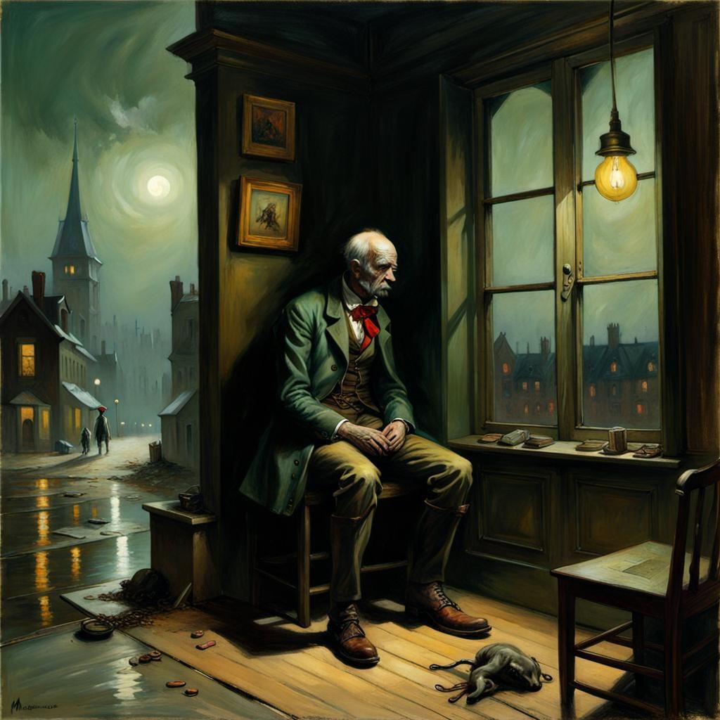 Grimdark Scene in Photorealistic Style