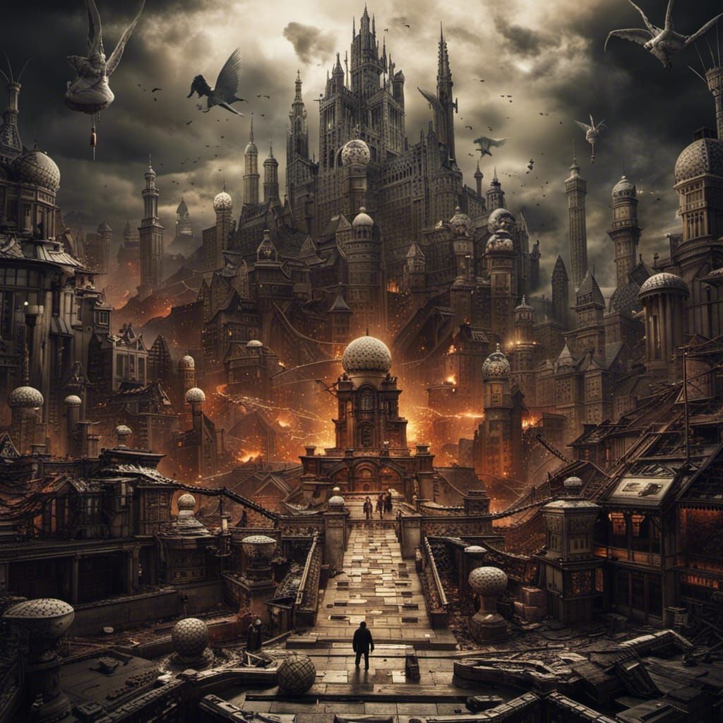 Sinister Elite Control the World: Fantasy Concept Art