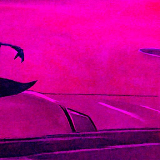 Batman Cruises in Yellow Mercedes