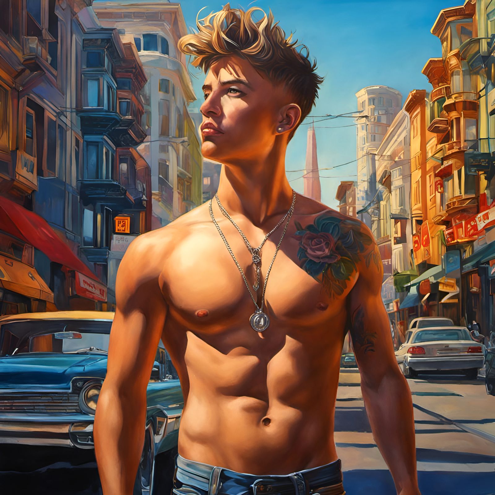 gay young man in the streets of San Francisco (5)