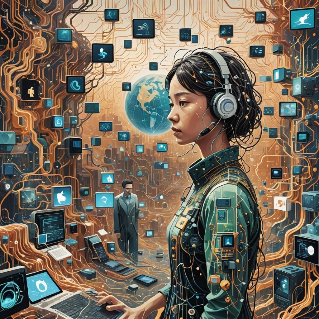 Surreal Digital Landscape of Internet Avatars