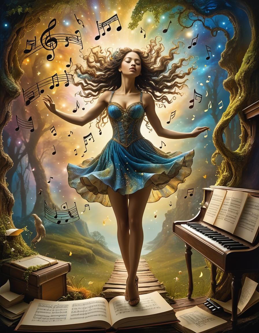 Silhouette in Fantasy: Music in Motion