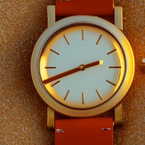 Amber Golden Hour: A Moment in Time