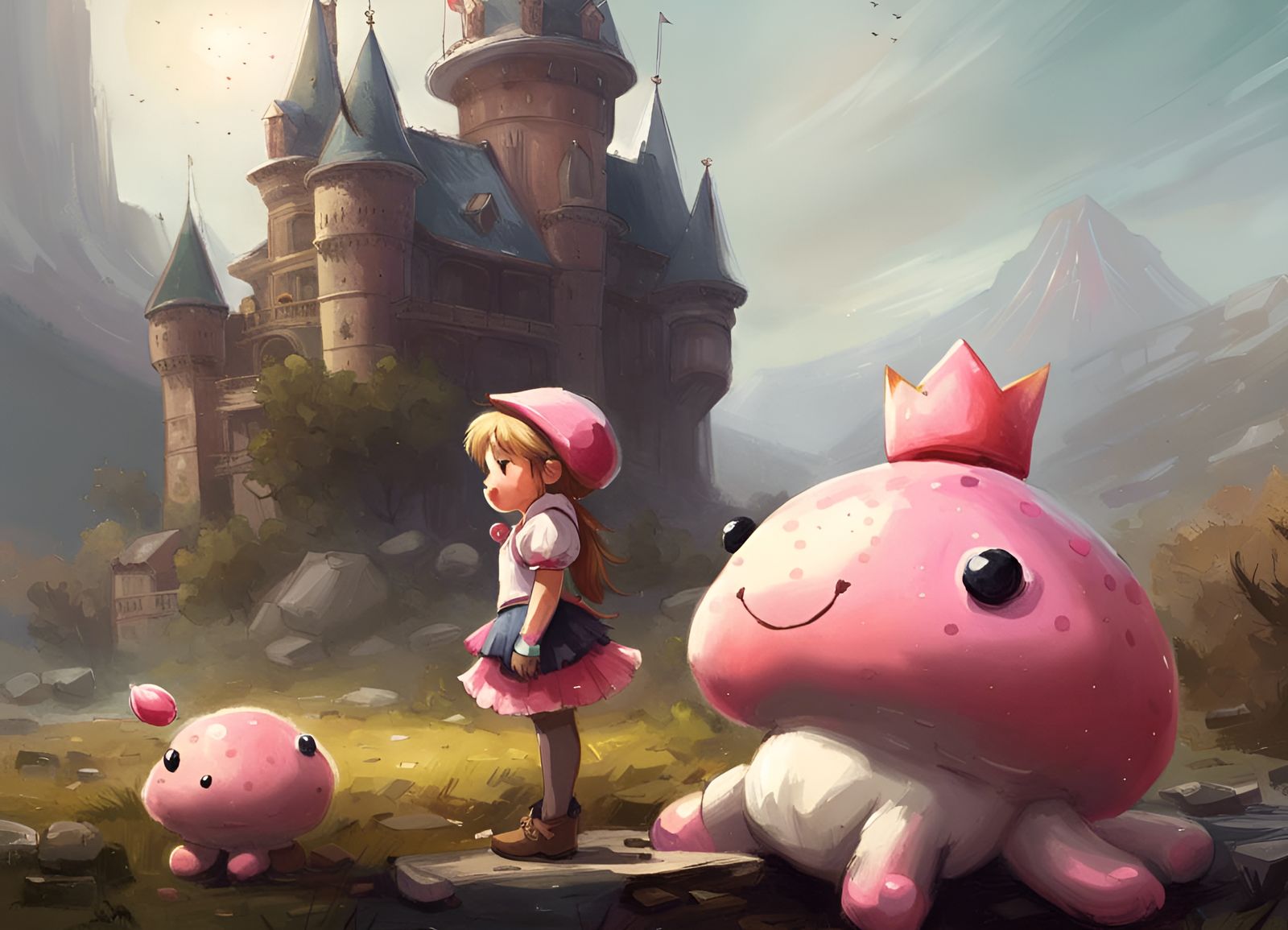 Toadette at Princess Peach's Castle