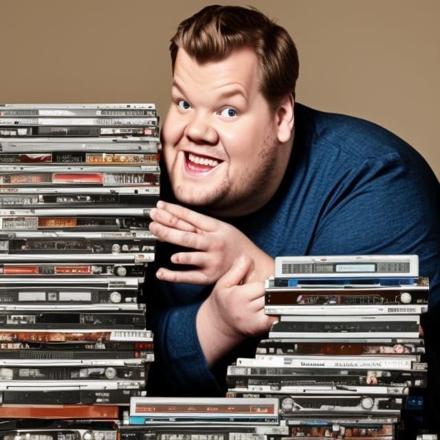 James Corden Ate All of these Videotapes