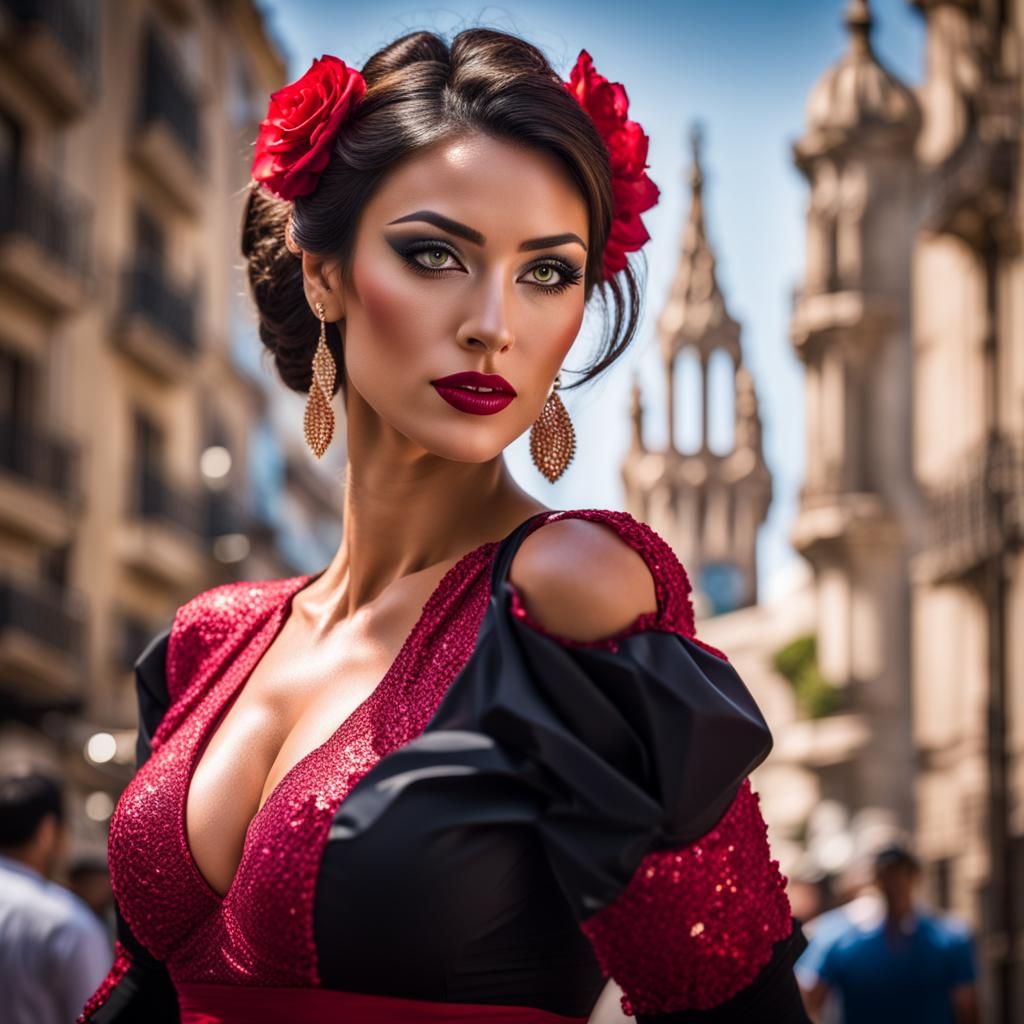 Flamenco Dancer in Barcelona: Professional Photography
