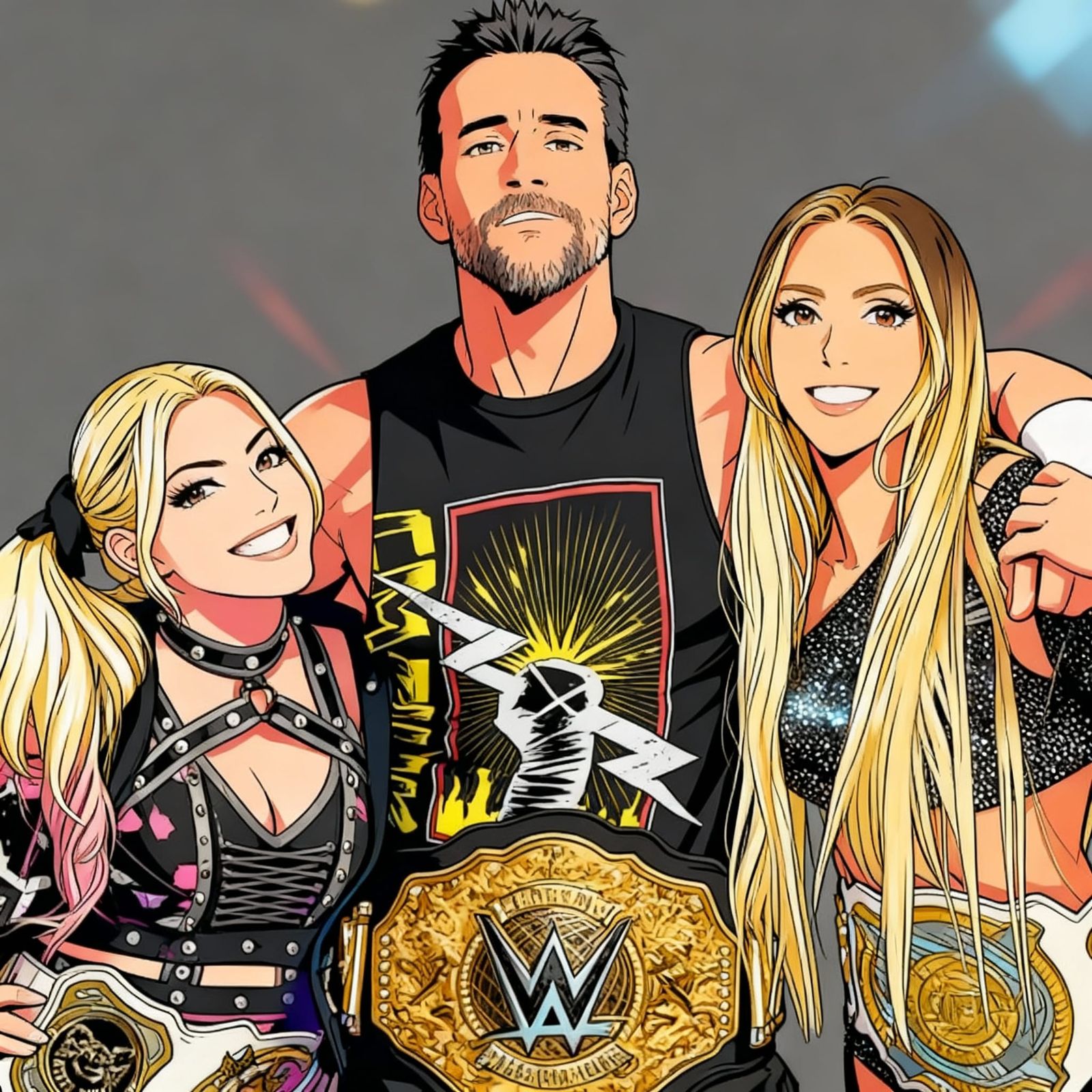 Dynamic Anime Character Art with Cinematic Lighting