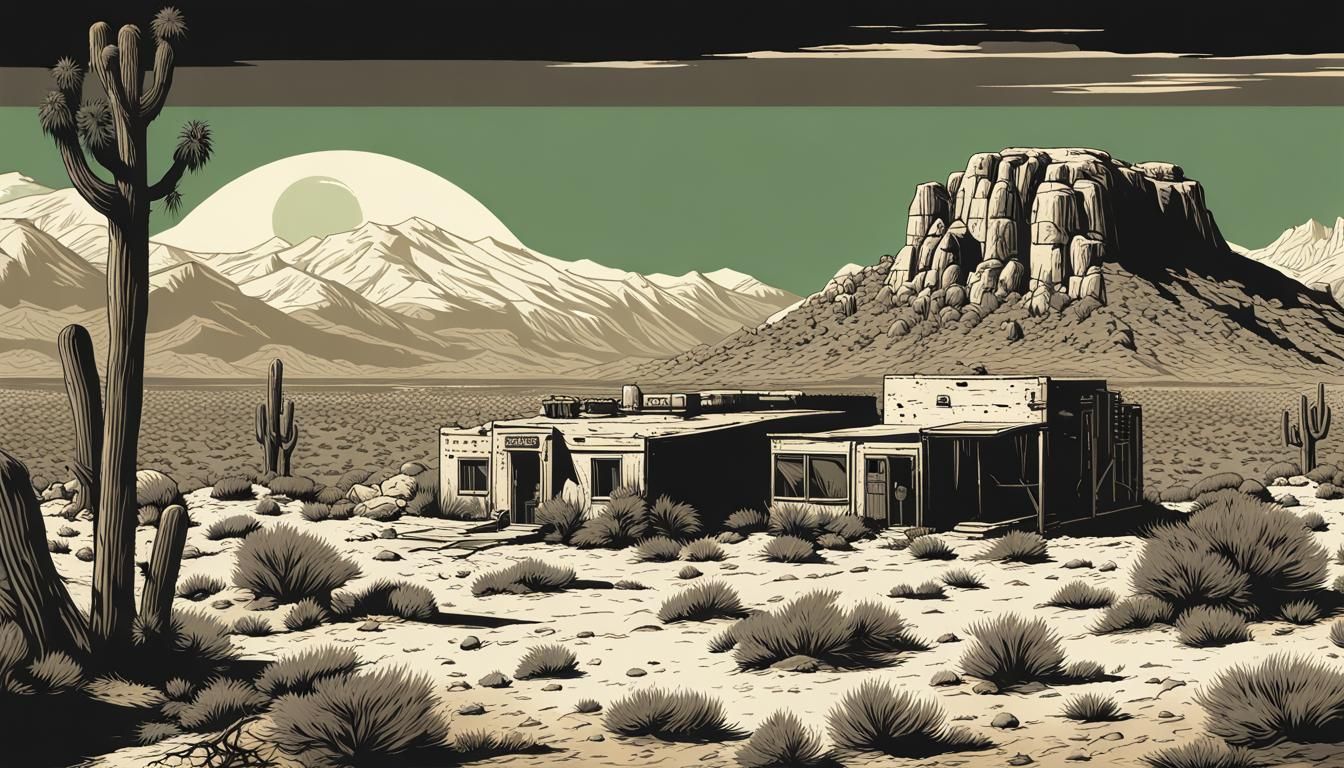 Mojave Wasteland Explorer Finds Hidden Vault in Pop Art