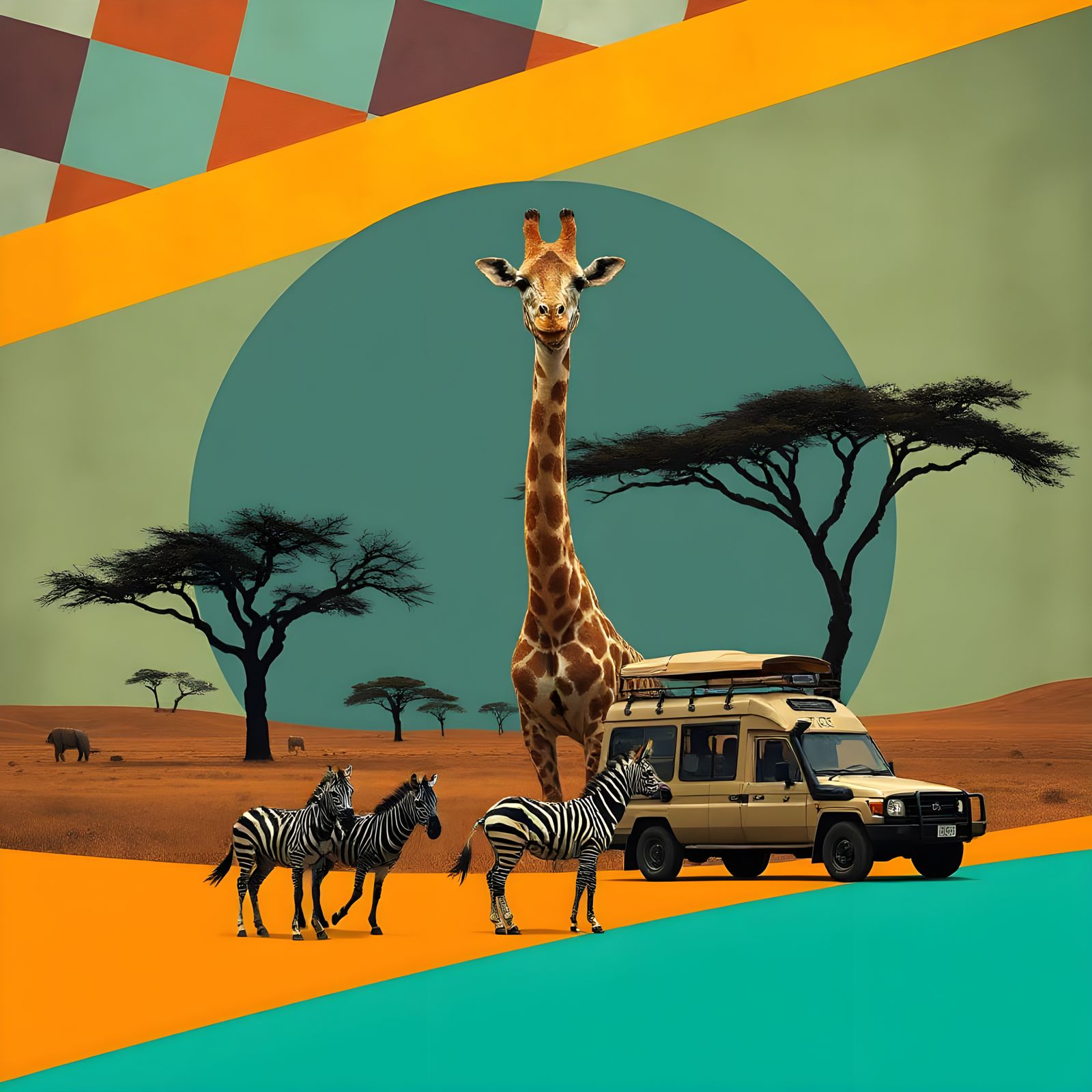 Safari Vacation Scrapbook
