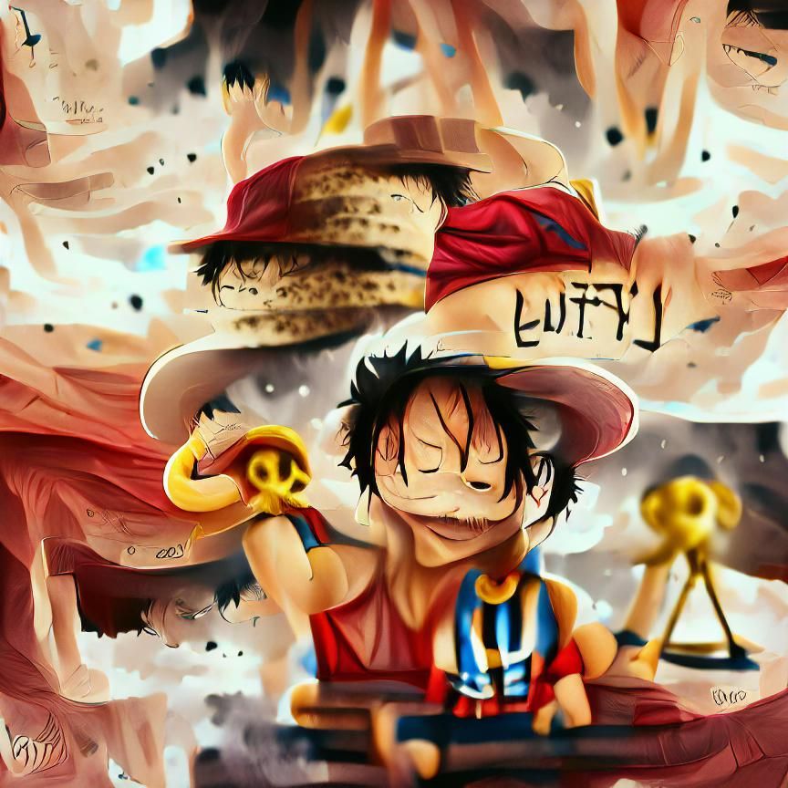 Luffy AI Image