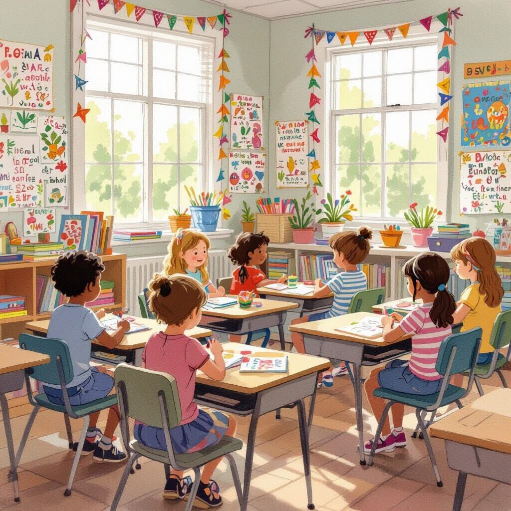 Whimsical Classroom Welcome for Grade 1 Students