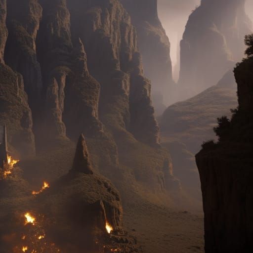 Epic Wizards and Warlocks at War: Digital Painting