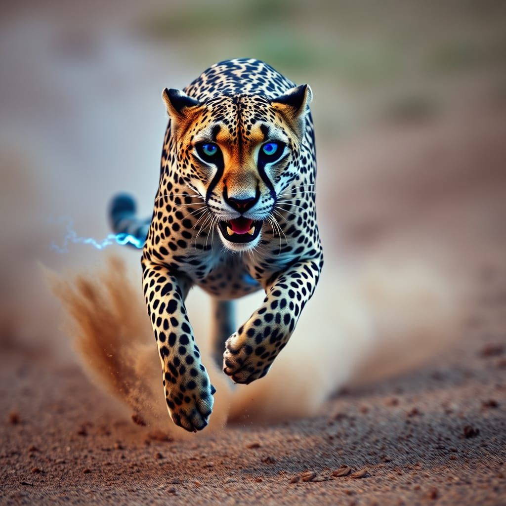 High-Speed Cheetah with Electric Energy