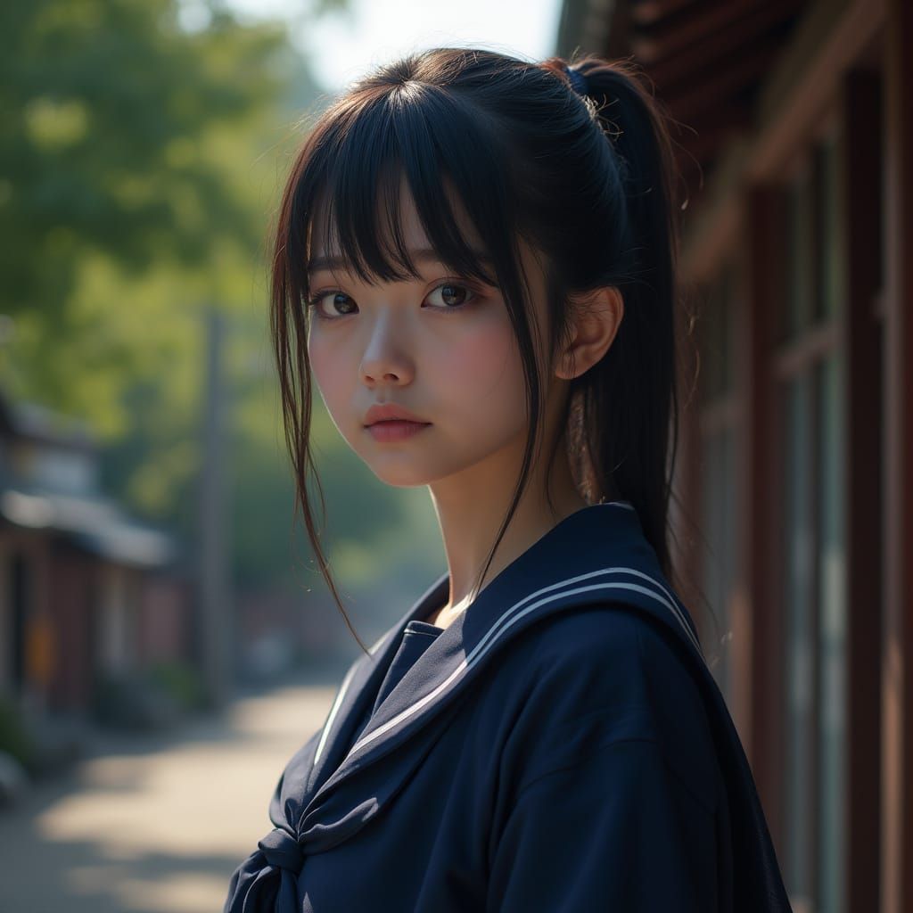 Sailor Girl in Cinematic Realism