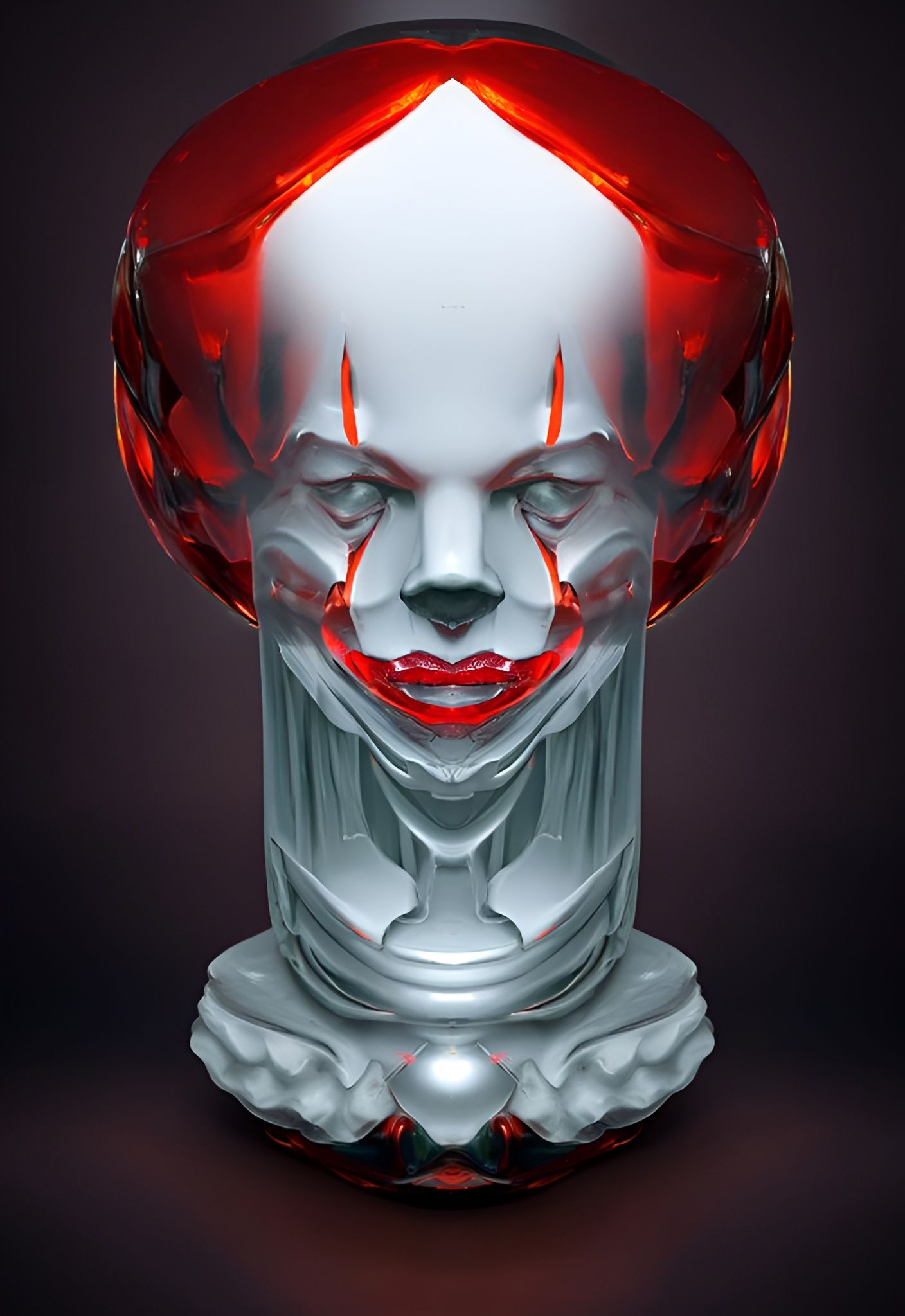 Dark Crystal Pennywise Statuette in Art Nouveau Style