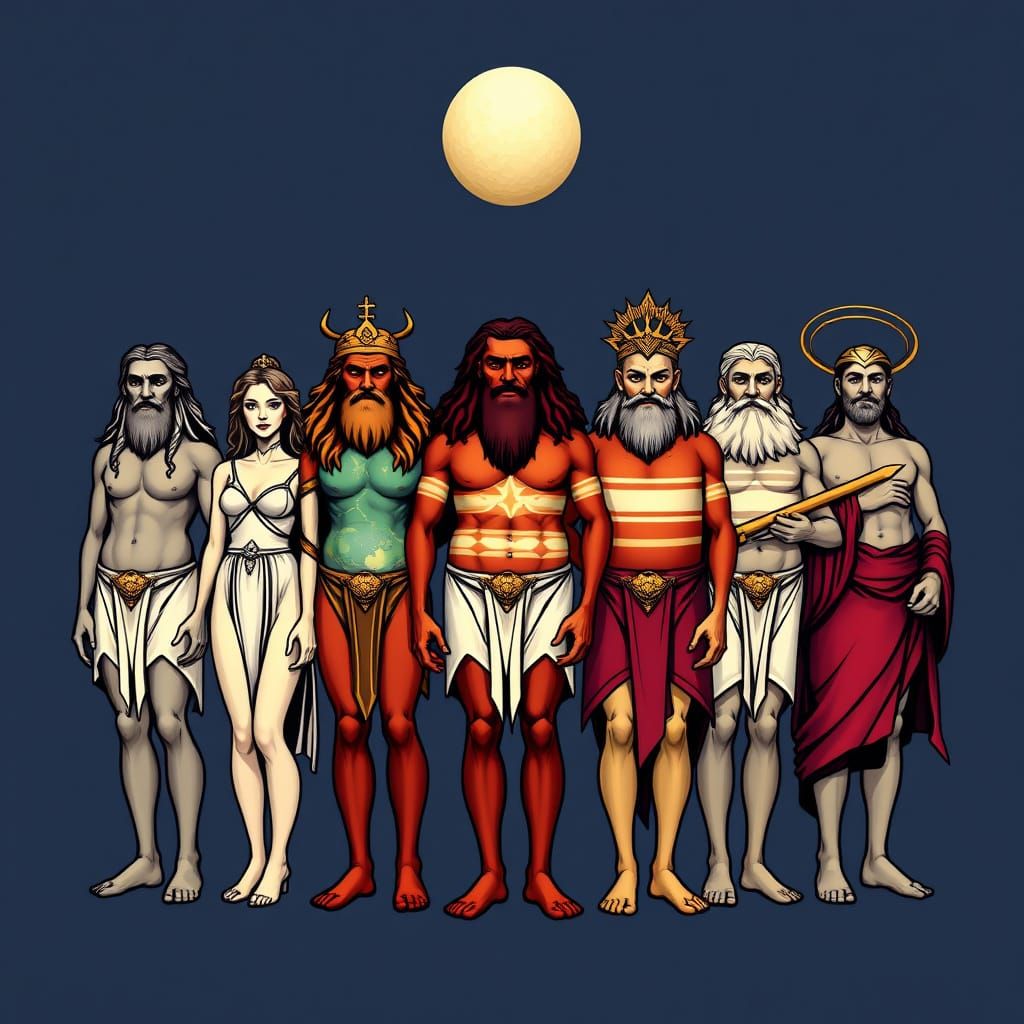 Planets as Gods: Classical Personifications