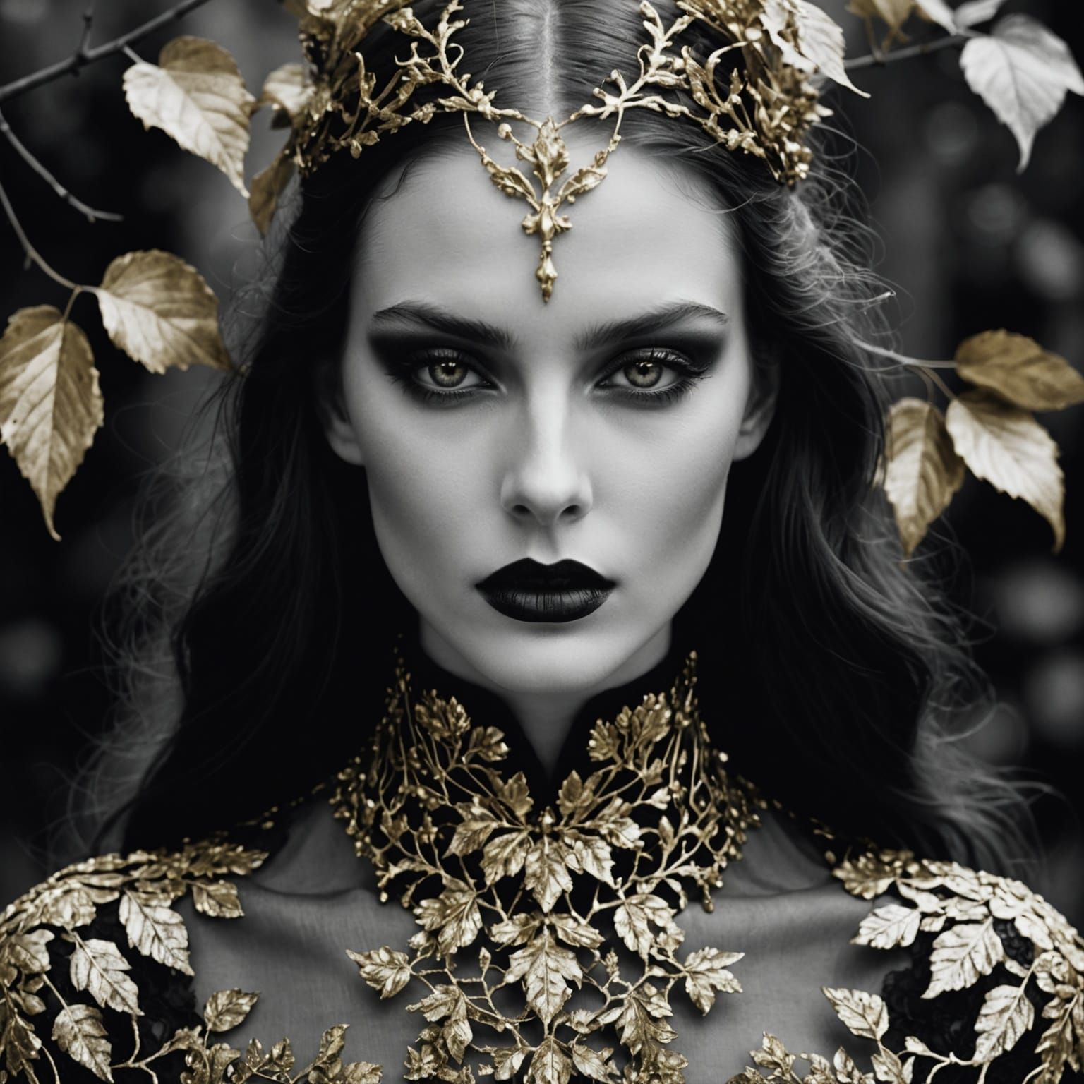 Gothic Glamour: Vampire in Vogue, Hyperreal Photography