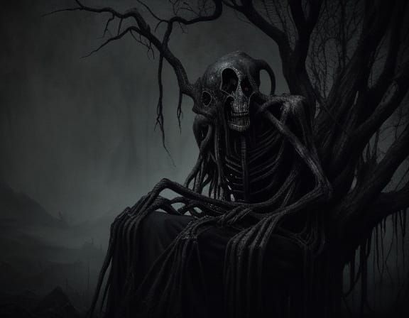 Dark Surrealism: A Worn-Out Creature's Solitude