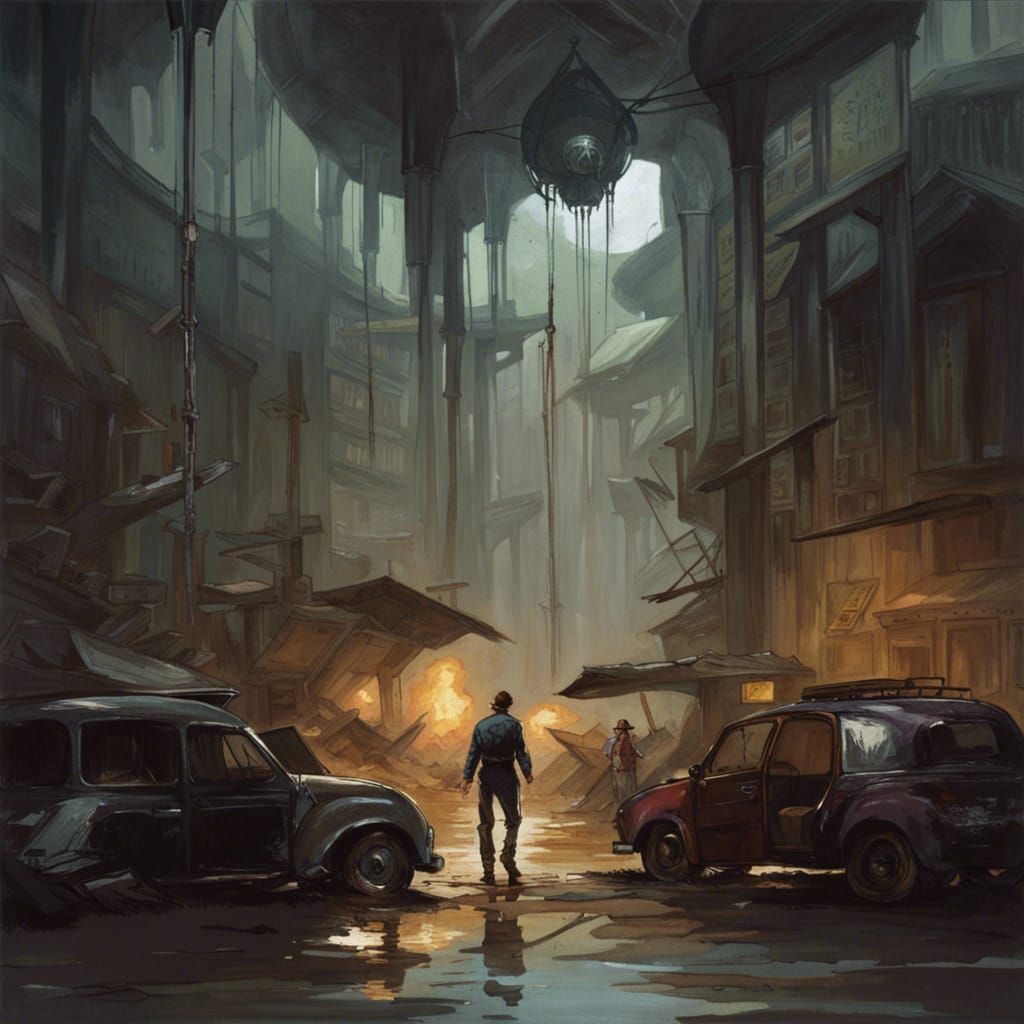 Epic Fantasy Landscape in Digital Painting Style