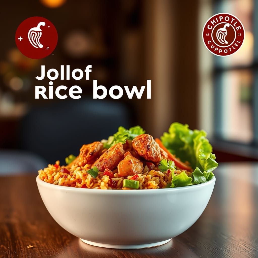 Chipotle Jollof Rice bowl