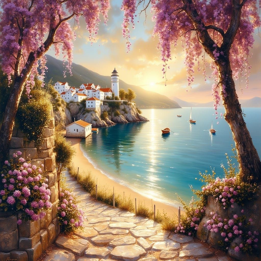 Entre Pétalos y Olas